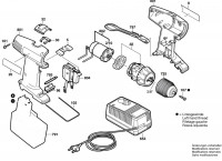 Bosch 0 603 936 442 PSR 14,4 VES 2 Cordless Screw Driver 14.4 V / GB Spare Parts PSR14,4VES2